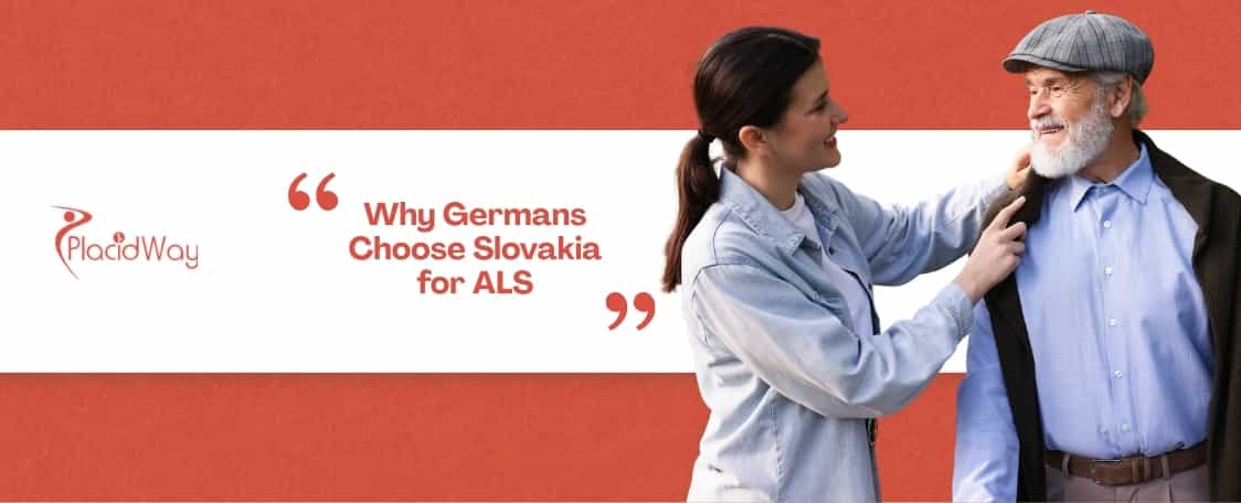 What makes Slovakia the top destination for German patients seeking stem cell therapy for ALS