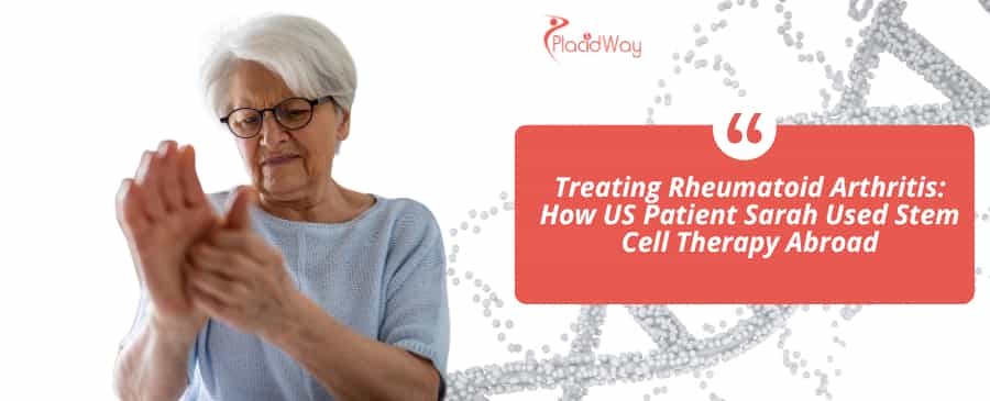 old women with Rheumatoid Arthritis rubbing hands