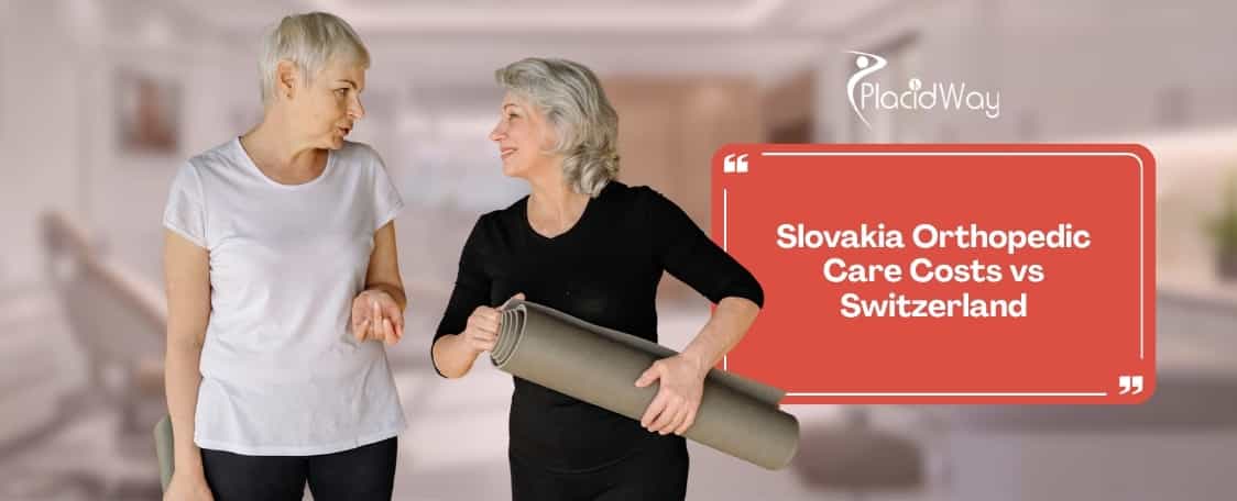 How much does premium stem cell orthopedic care in Slovakia cost compared to clinics in Switzerland
