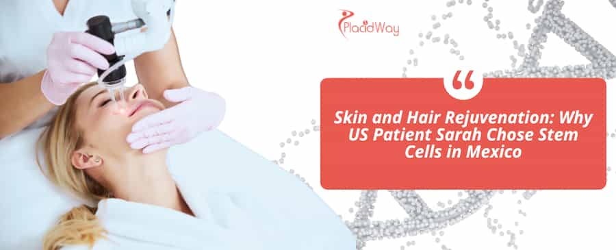 Sarah getting skin rejuvenation