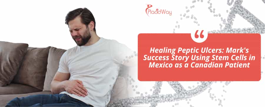 Patient having peptic ulcers