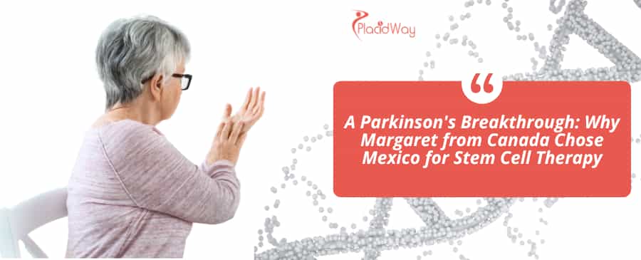 Older women suffering parkinson's disease