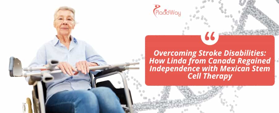 Old women with disabilities after suffering stroke