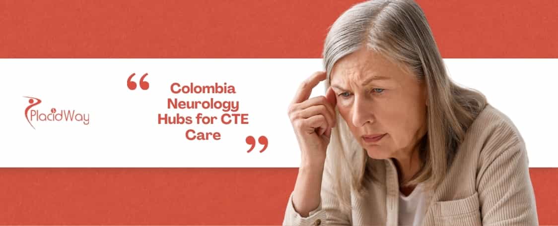 Is it possible to stop the progression of CTE using advanced stem cell treatments at neurology hubs in Colombia