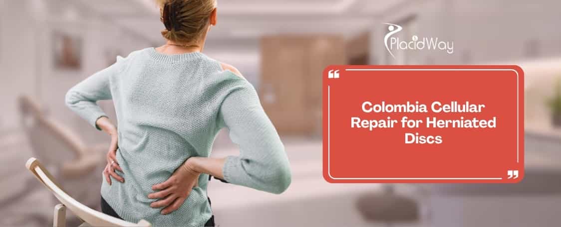 Can cellular stem cell repair in Colombia fully heal a herniated disc without the need for an operating room