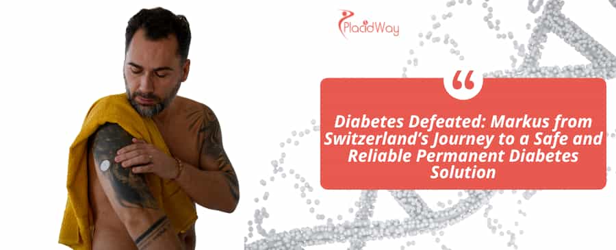 Patient checks his diabetes