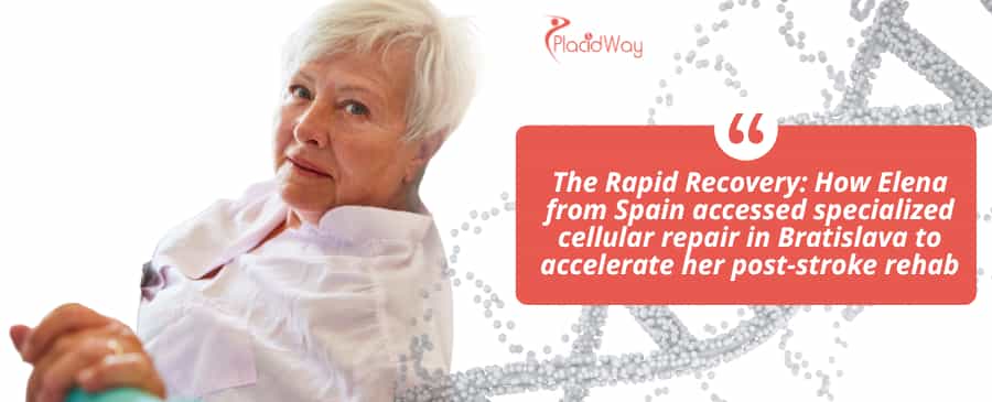 Women works on rehab after stroke