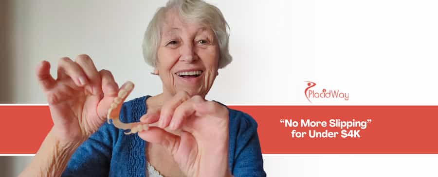 Snap-On Dentures in Mexico vs USA - Stopping Denture Slippage for Middle-Class Americans for Under $4,000