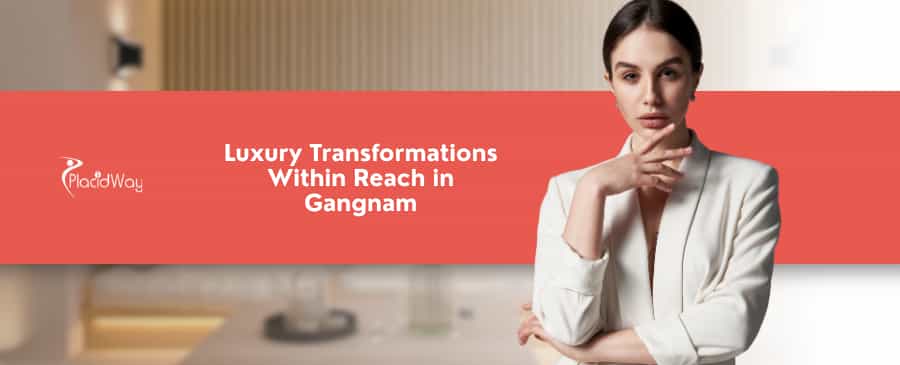 What price range can patients expect for medial or lateral thigh lift surgery in Gangnam?