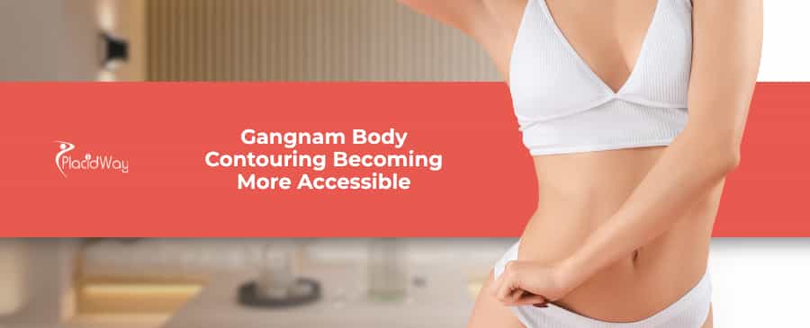 What is the per?area price for traditional or VASER liposuction in Gangnam?