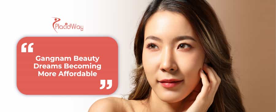 What is the typical price for primary rhinoplasty (nose job) in Gangnam?