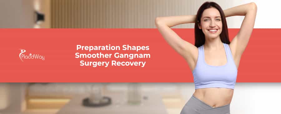 What preoperative exercises or skin conditioning helps before arm lift surgery in Gangnam?