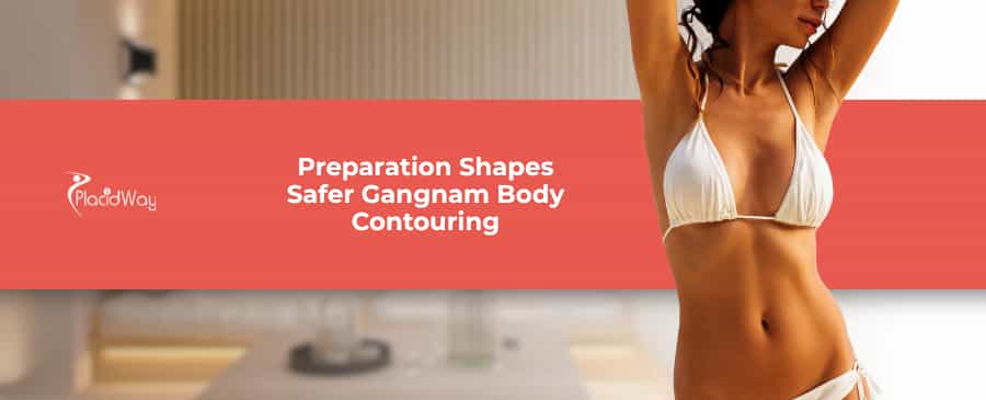 What are the hydration, diet, and medication restrictions before liposuction in Gangnam?
