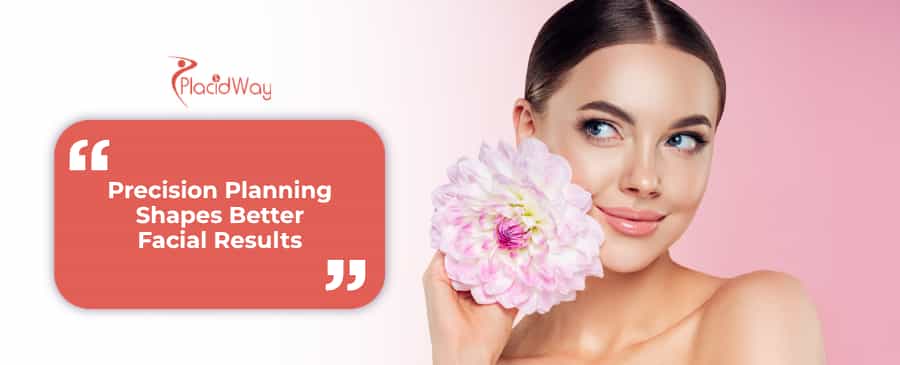 What imaging and planning are required before facial implant surgery in Gangnam?