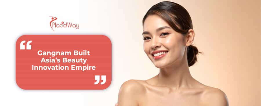 What historical and economic factors made Gangnam the plastic surgery capital of South Korea?
