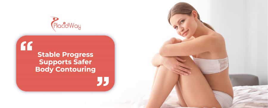 What preoperative weight stability is required before a lower body lift in Gangnam?
