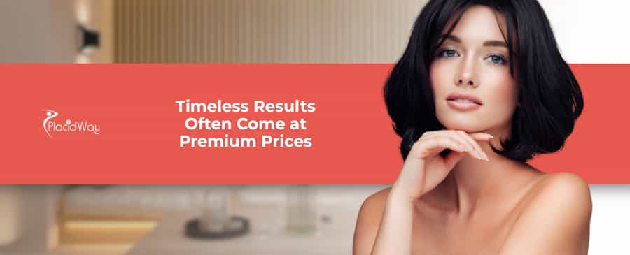 What is the typical premium price for a deep plane facelift in Gangnam?