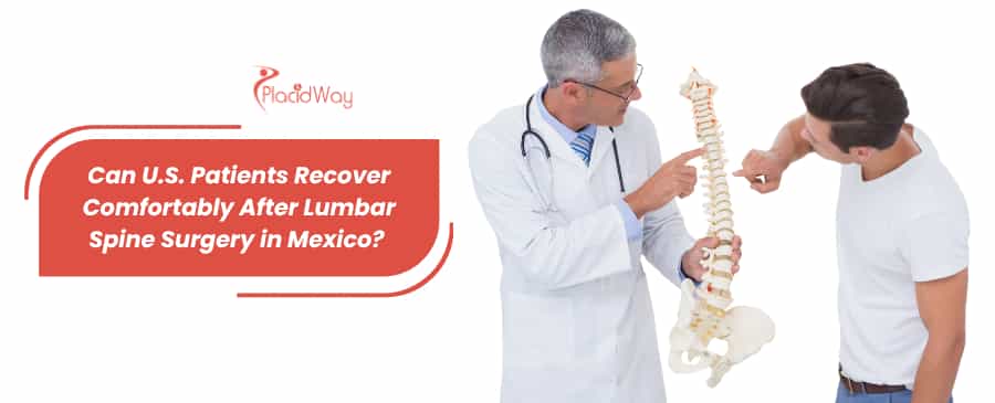 doctor explains patient using spine skeleton