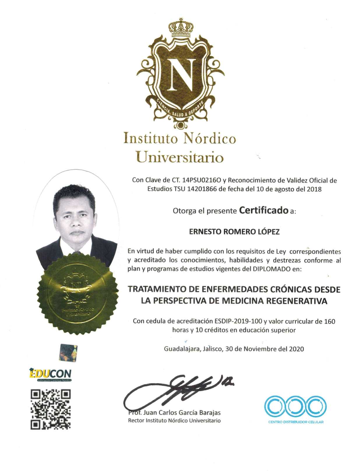 Certificación en Medicina Regenerativa e Inmunoterapia 2
