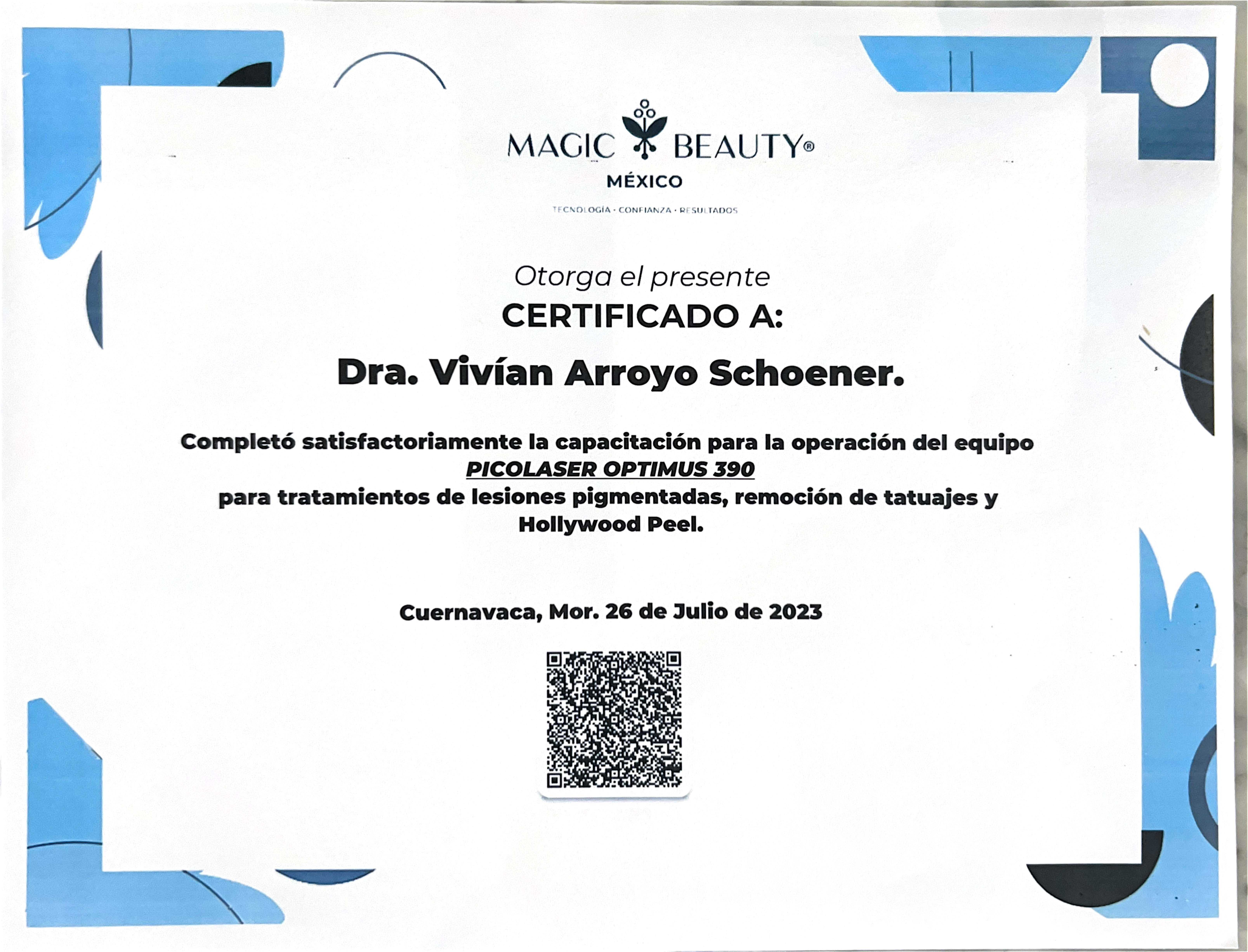 Magic Beauty Advanced Aesthetic Certification
