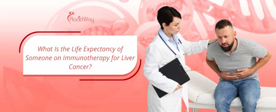 Liver cancer patient and doctor