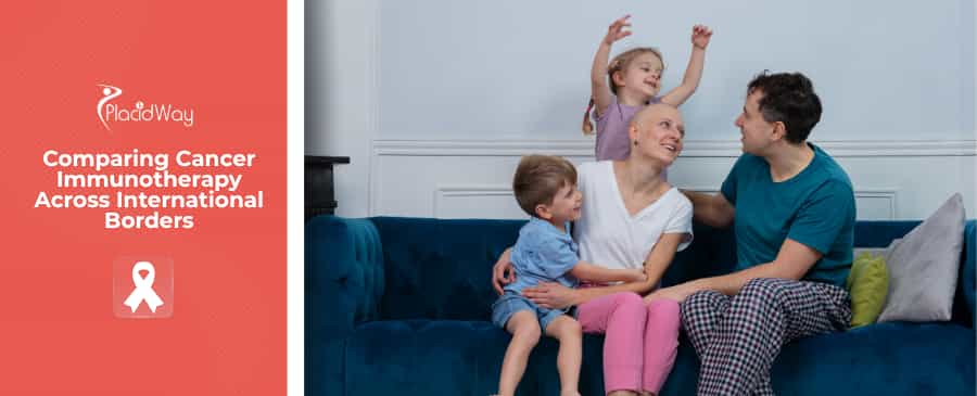 cancer patient with her family