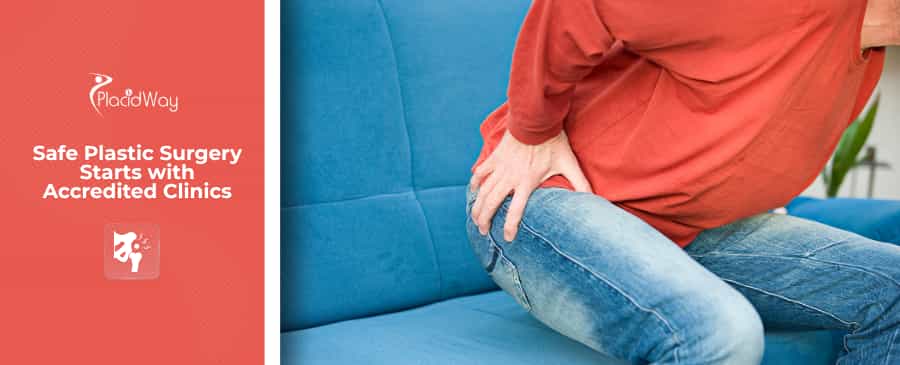 Patient suffers hip pain