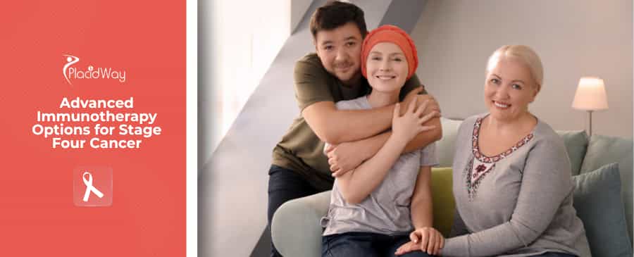 cancer patient with her family