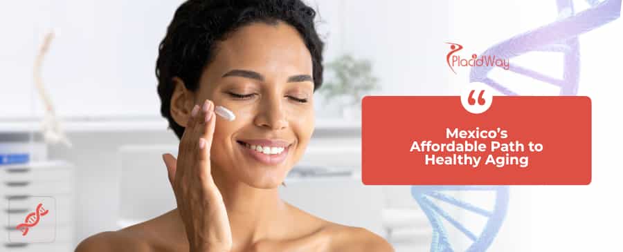 women applies ant-aging cream