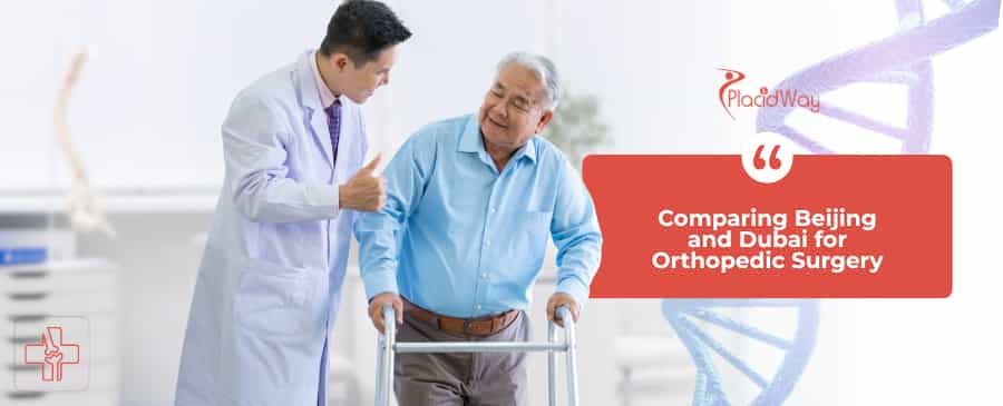 orthopedic patient with doctor