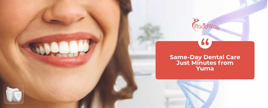 Women smiles after dental treatment