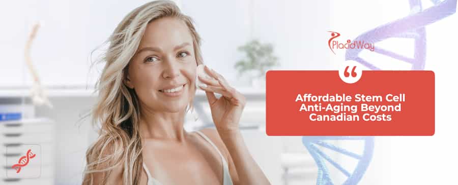 women applies anti aging cream