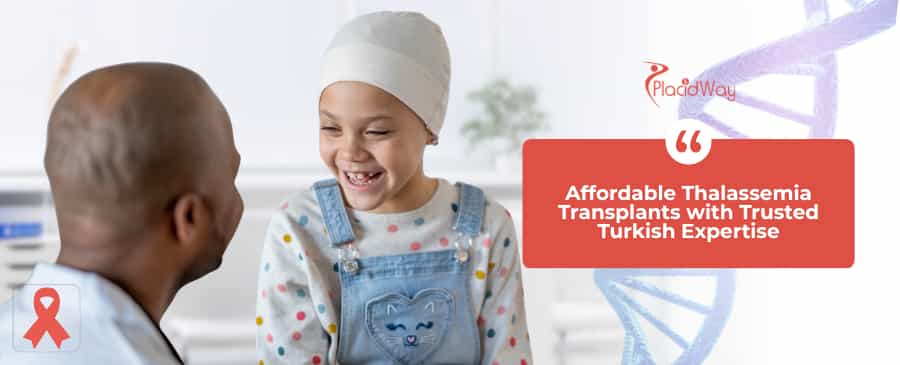 Cancer patient child with doctor