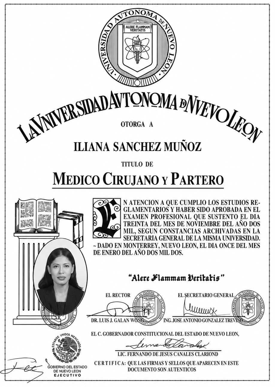 CellsClinic San Pedro Garza Garcia Certificate