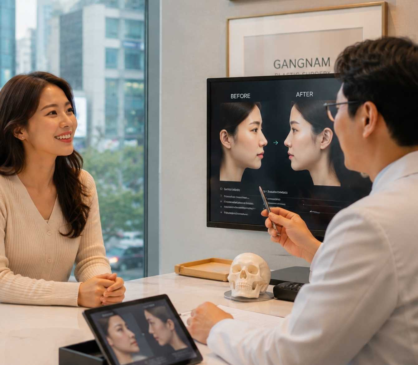 Modern Korean medical clinic interior