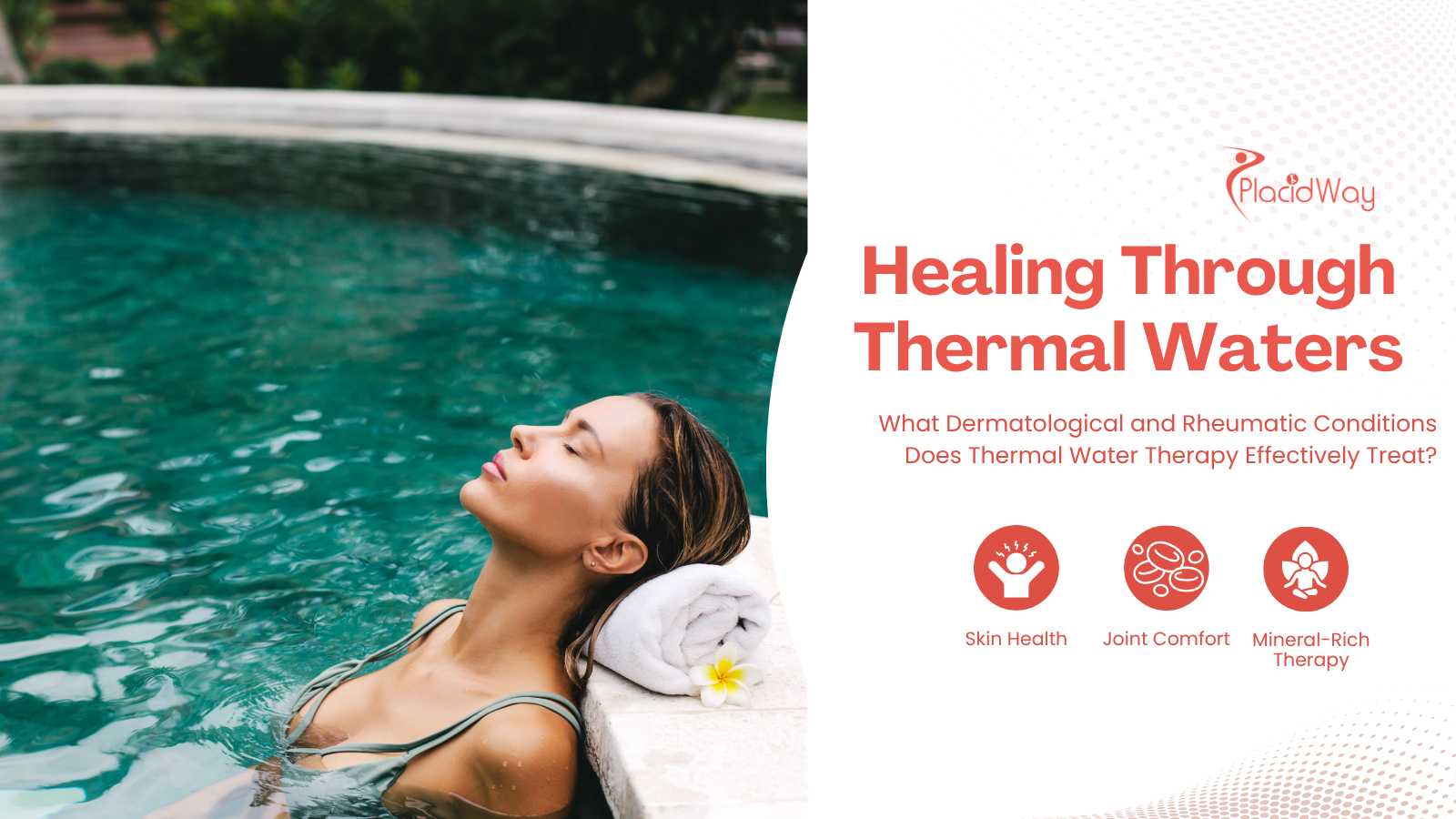 Women having thermal water therapy