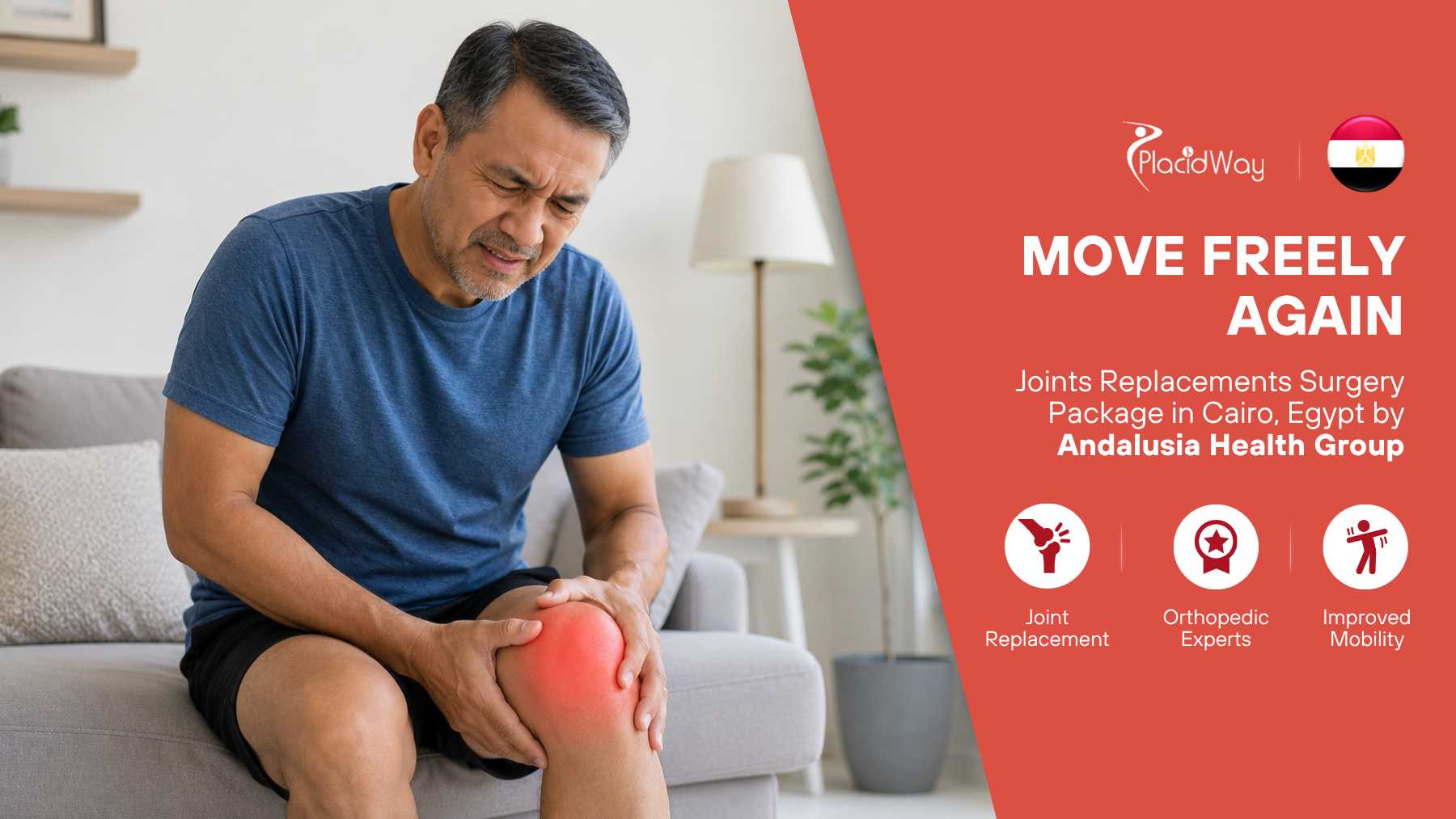 Joints Replacements Surgery Package in Cairo, Egypt by Andalusia Health Group
