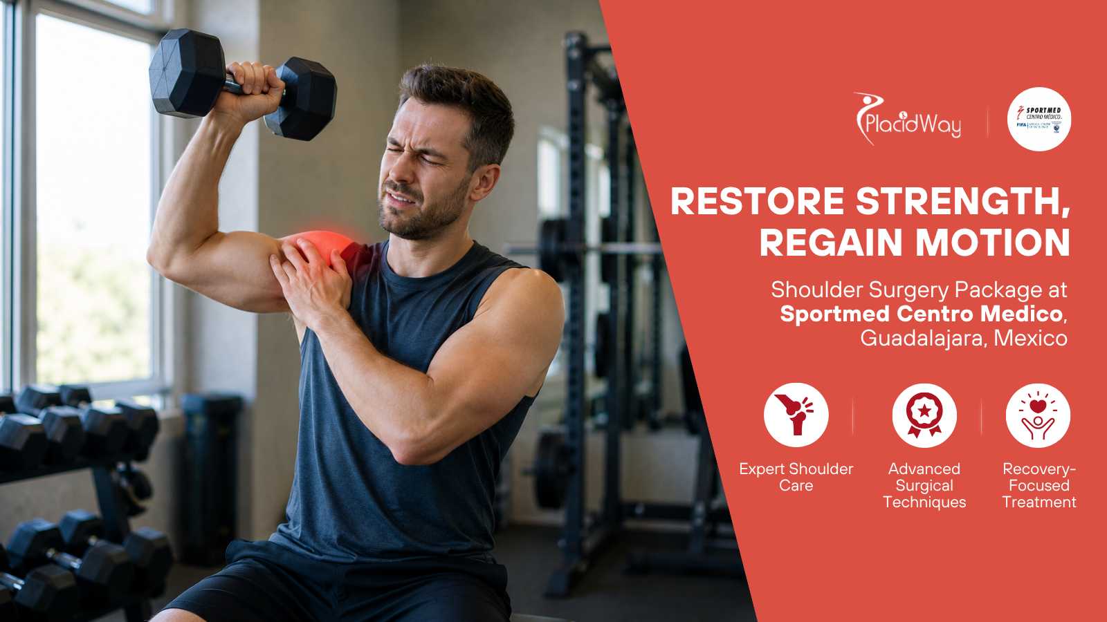 Shoulder Surgery Package at Sportmed Centro Medico, Guadalajara, Mexico