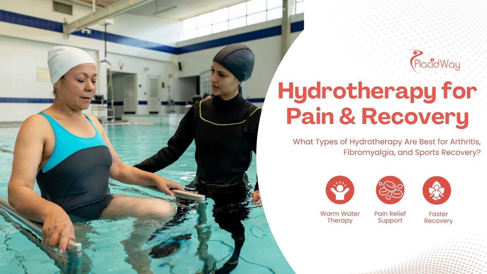 women gets hydotherapy treatment