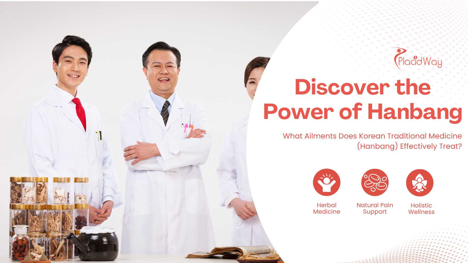 Korean doctor with tradinational Medicine
