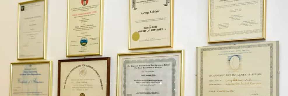 Kobinia Med - Stem Cell Treatment in Austria Certificate