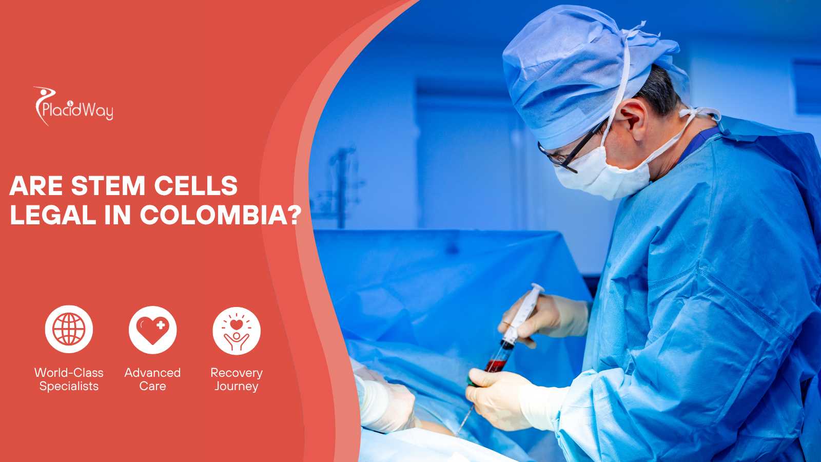 Doctor injects stem cell to patient
