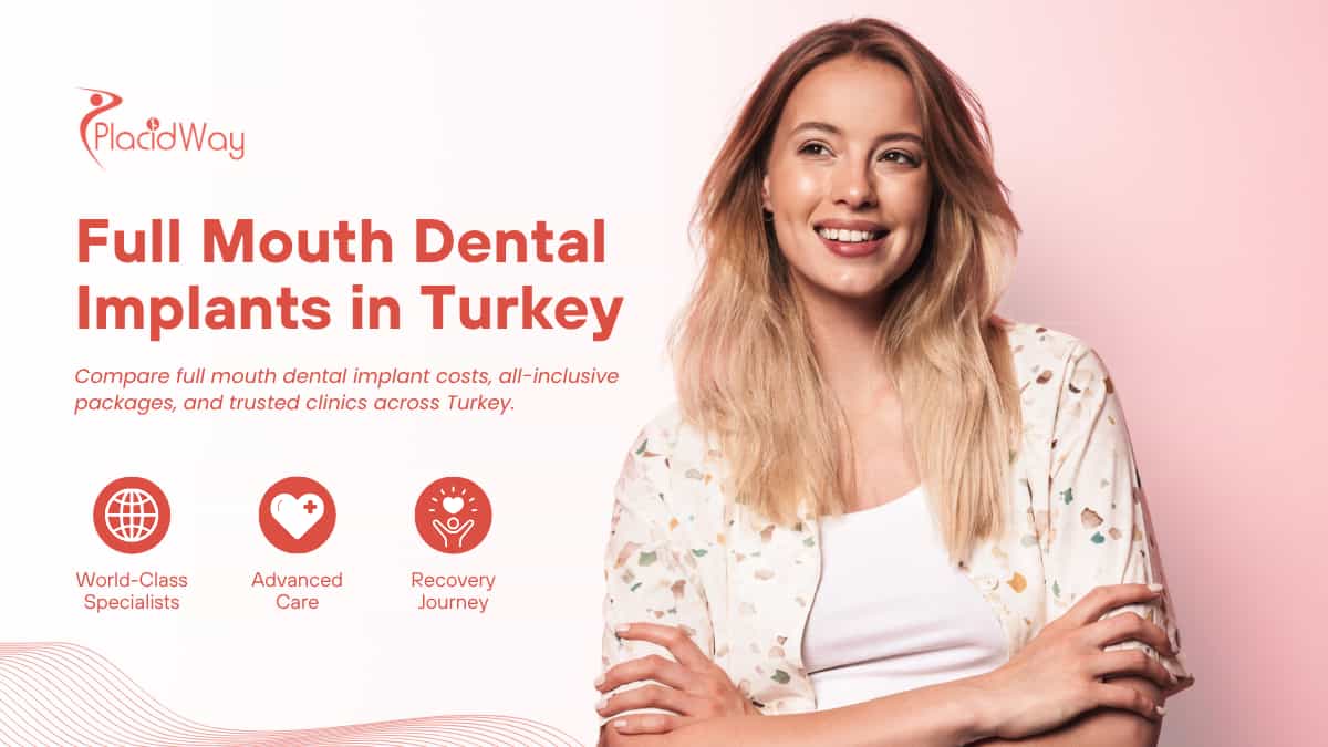 full mouth dental implants cost in Turkey