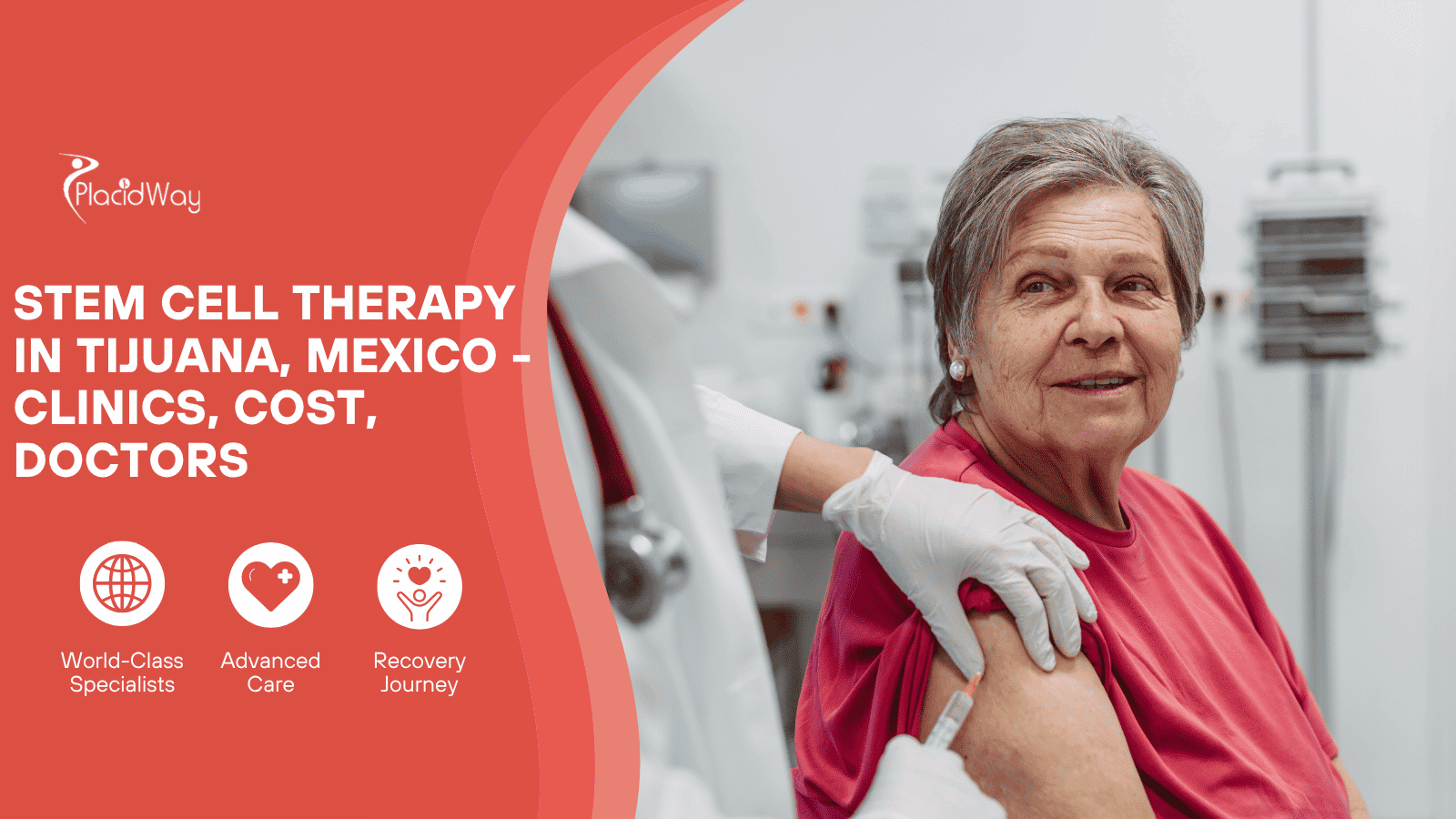 Women gets stem cell therapy via injection