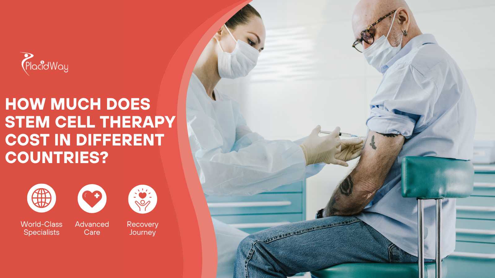 Doctor injects stem cell to patient