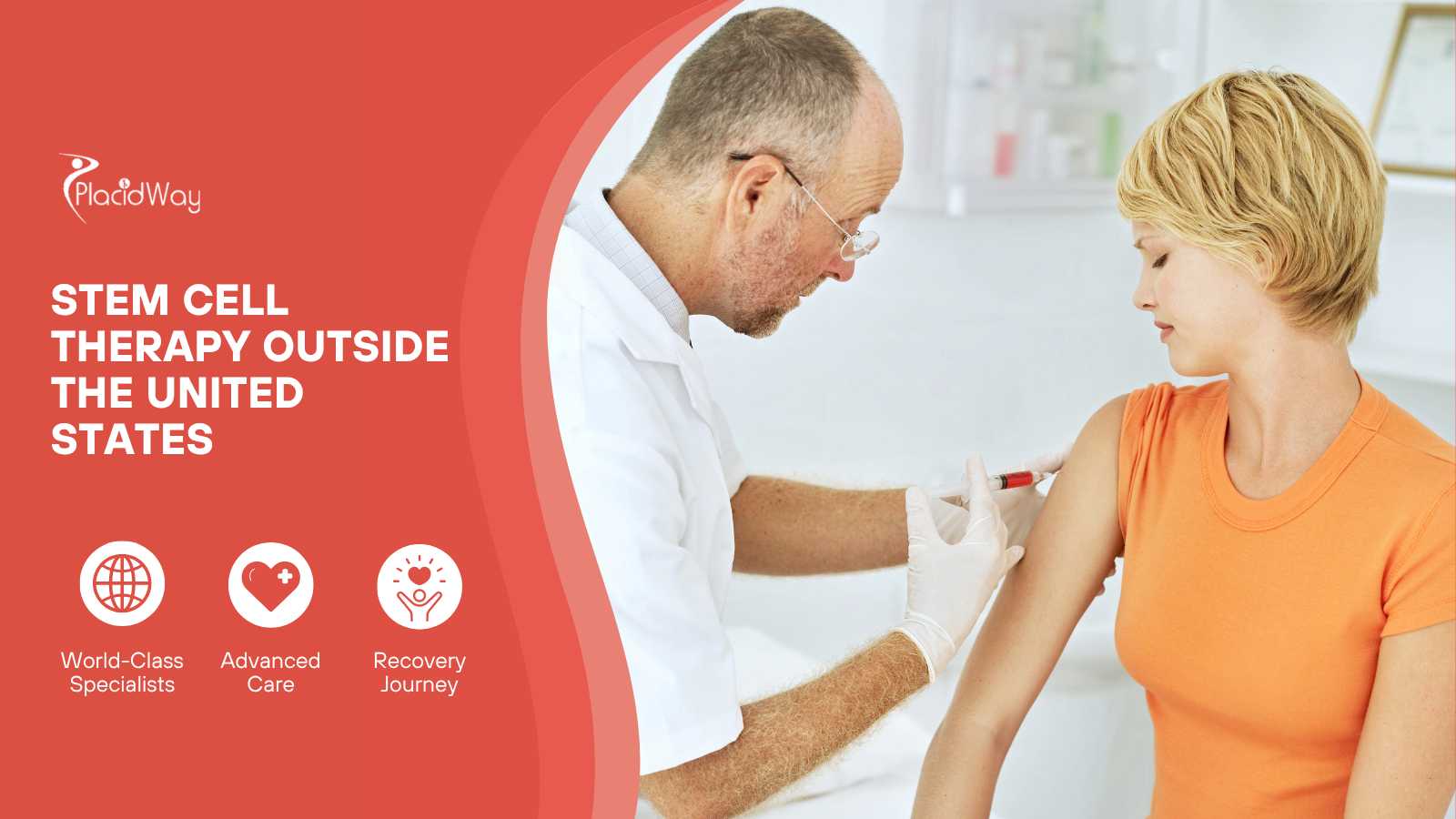 Doctor injects stem cell to young lady
