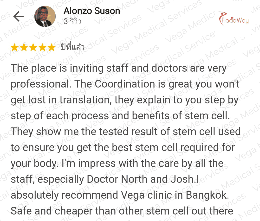 Regenerative Therapy in Bangkok Thailand by Vega Stem Cell Clinic