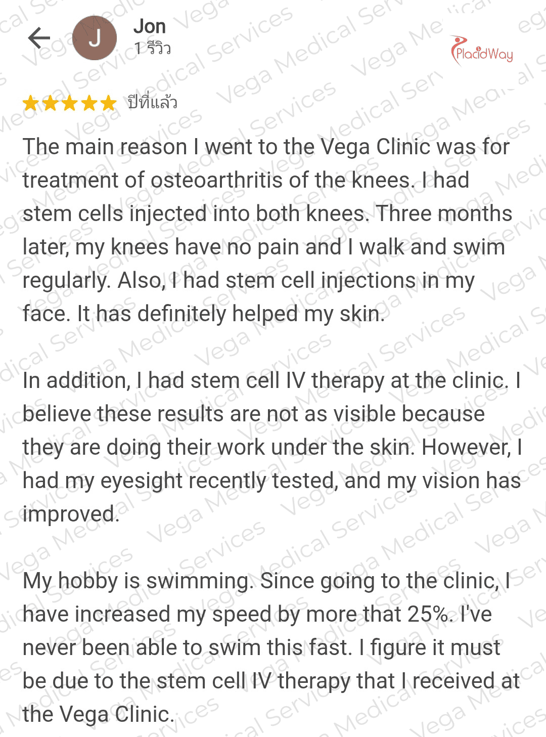 Stem Cell Therapy for Osteoarthritis in Bangkok Vega Clinic Knee Evaluation