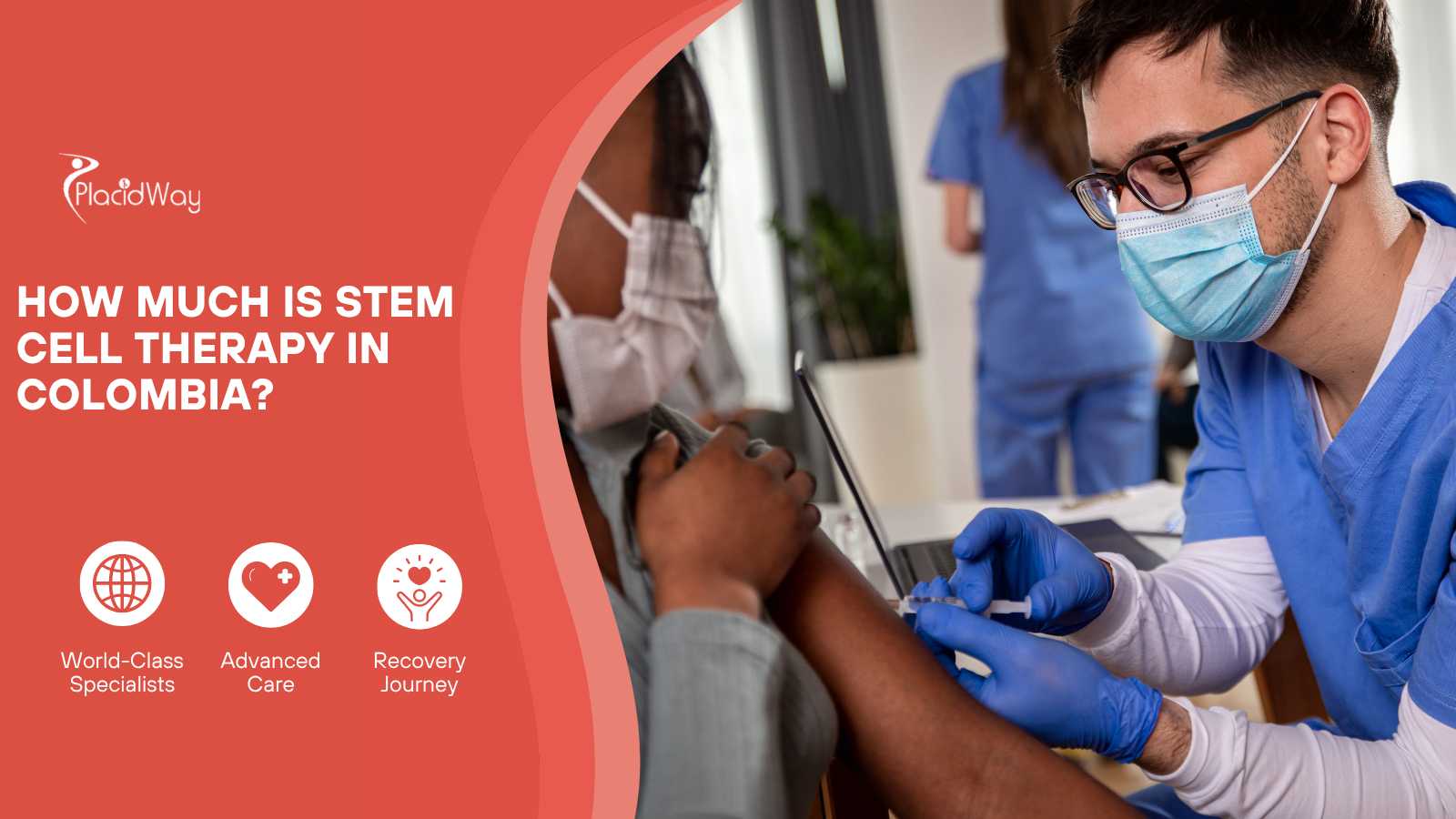 Doctor injects stem cell to patient