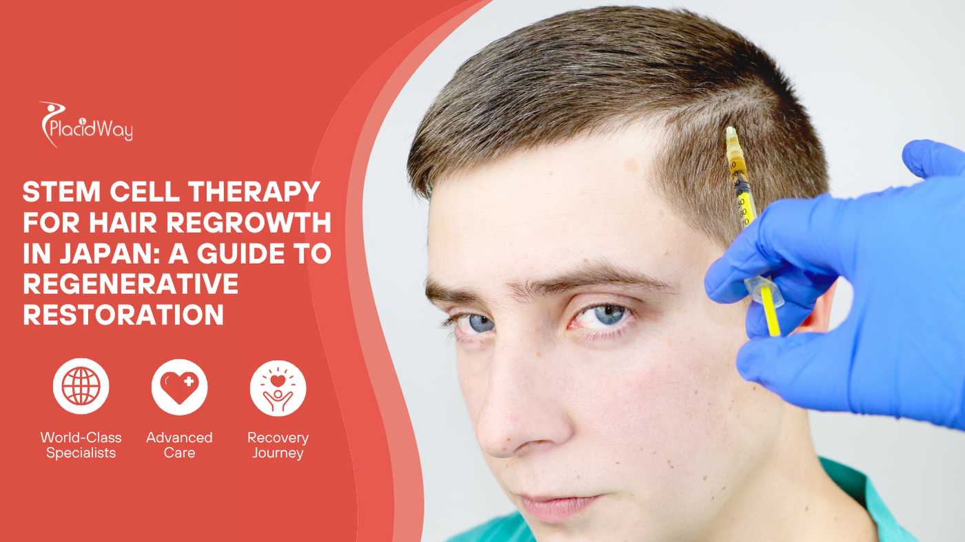Doctor applies stem cell for hair resotaration for male patient